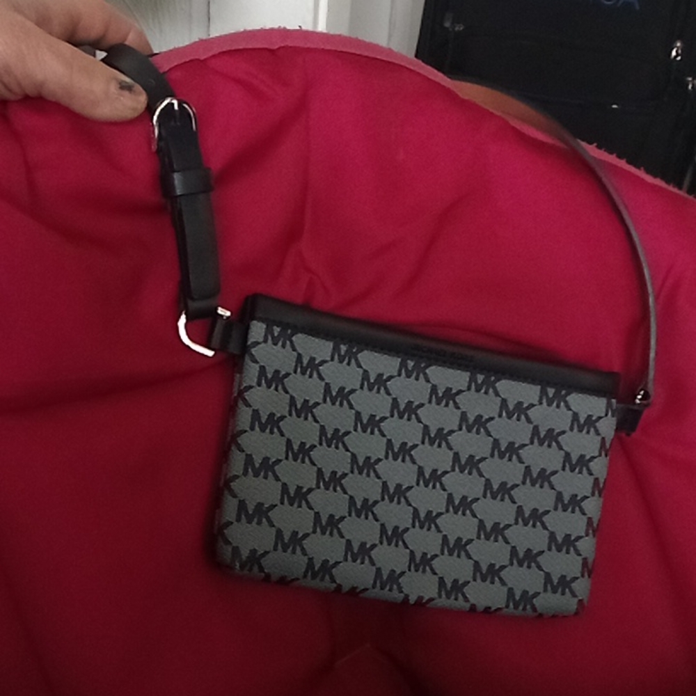 Michael Kors small handbag gray and black